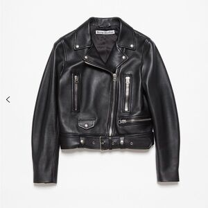 acne studios leather jacket